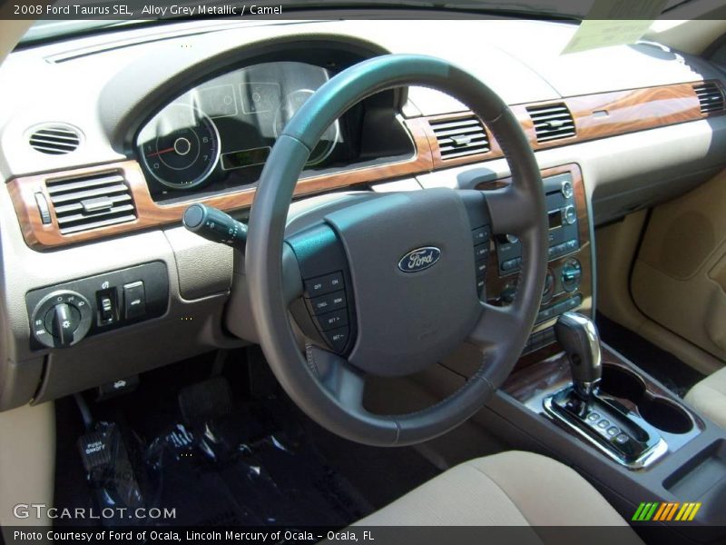 Alloy Grey Metallic / Camel 2008 Ford Taurus SEL