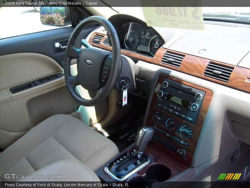 Alloy Grey Metallic / Camel 2008 Ford Taurus SEL