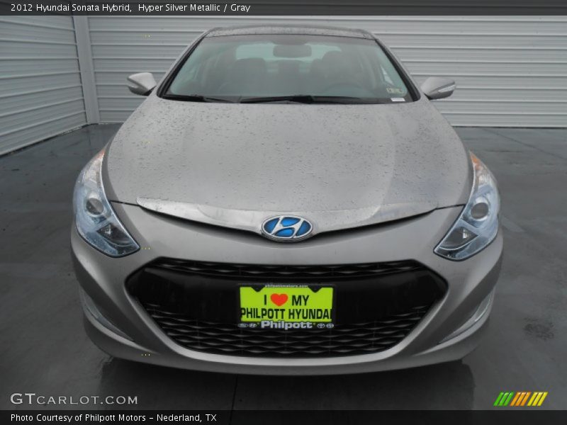 Hyper Silver Metallic / Gray 2012 Hyundai Sonata Hybrid