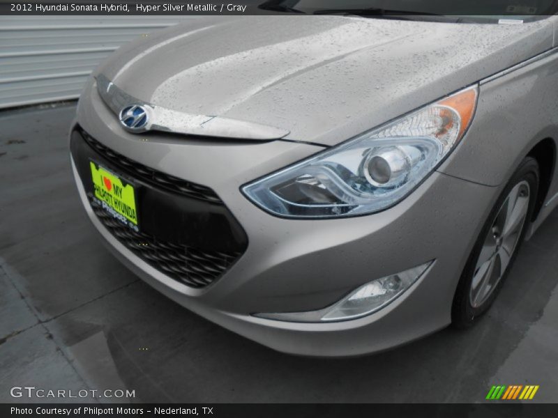 Hyper Silver Metallic / Gray 2012 Hyundai Sonata Hybrid