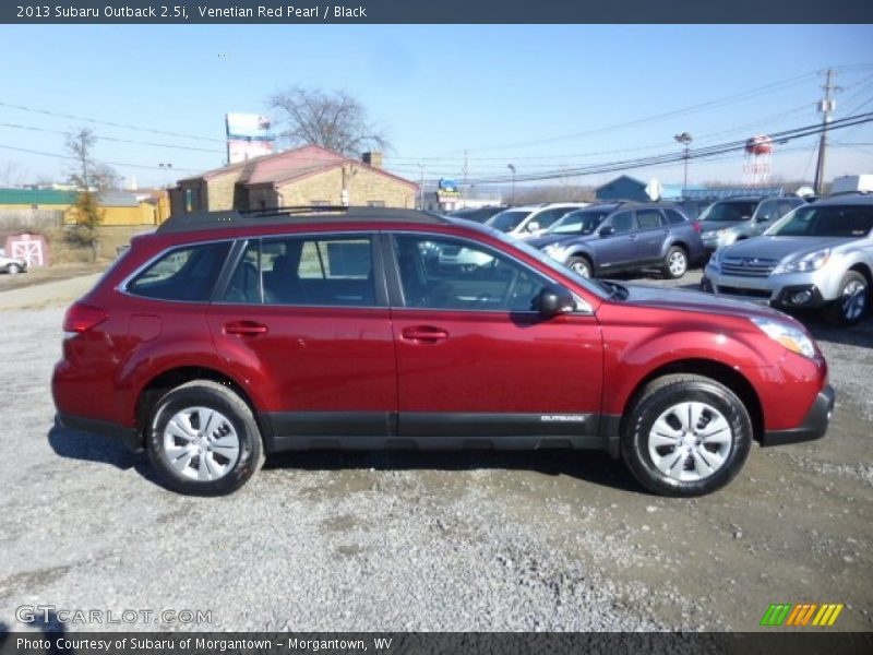 Venetian Red Pearl / Black 2013 Subaru Outback 2.5i