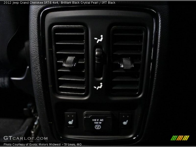 Brilliant Black Crystal Pearl / SRT Black 2012 Jeep Grand Cherokee SRT8 4x4