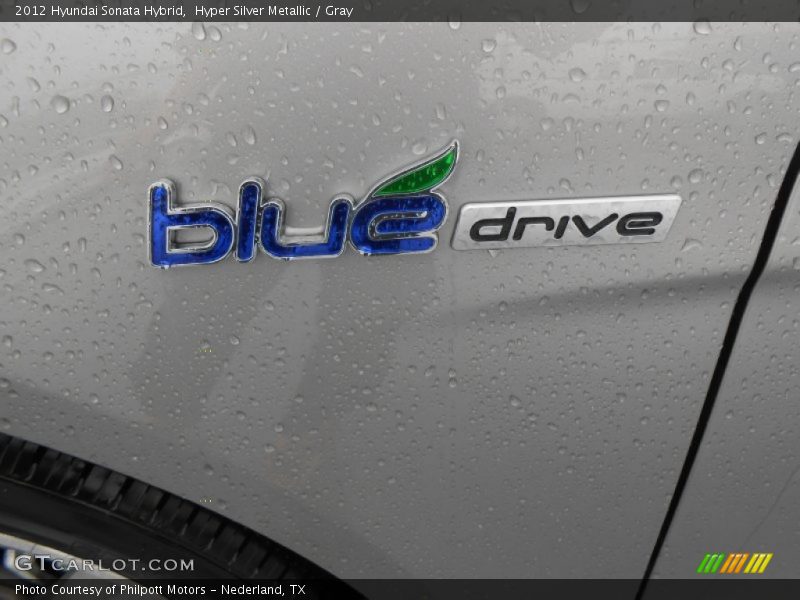 Hyper Silver Metallic / Gray 2012 Hyundai Sonata Hybrid