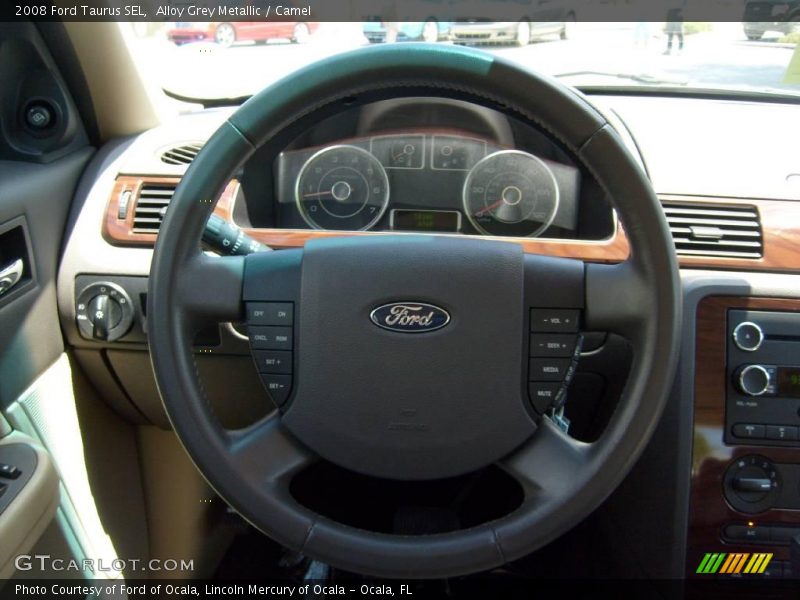Alloy Grey Metallic / Camel 2008 Ford Taurus SEL