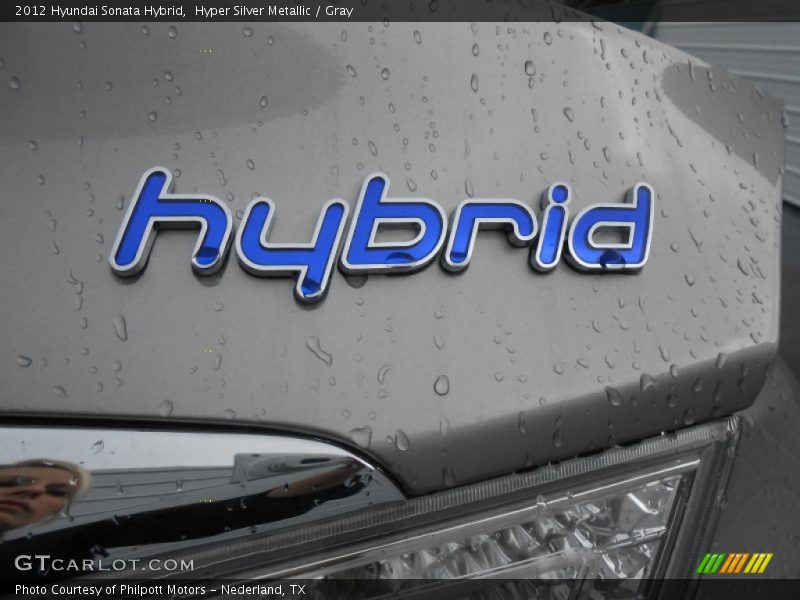 Hyper Silver Metallic / Gray 2012 Hyundai Sonata Hybrid