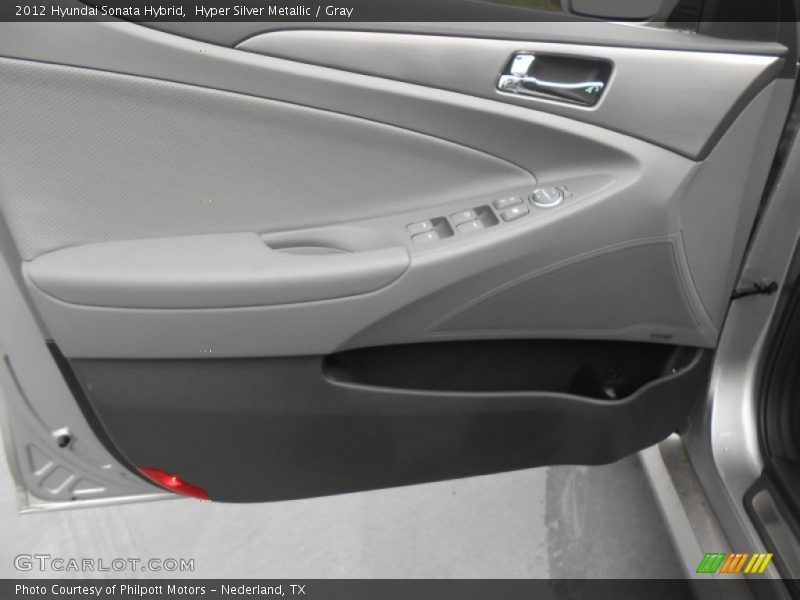 Hyper Silver Metallic / Gray 2012 Hyundai Sonata Hybrid