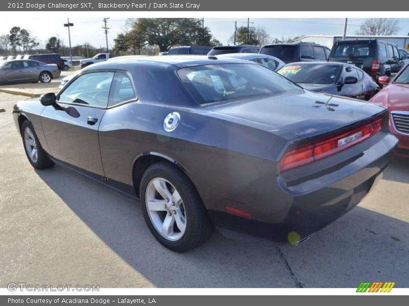 Blackberry Pearl / Dark Slate Gray 2012 Dodge Challenger SXT