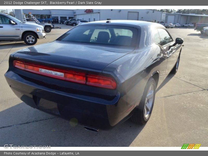 Blackberry Pearl / Dark Slate Gray 2012 Dodge Challenger SXT
