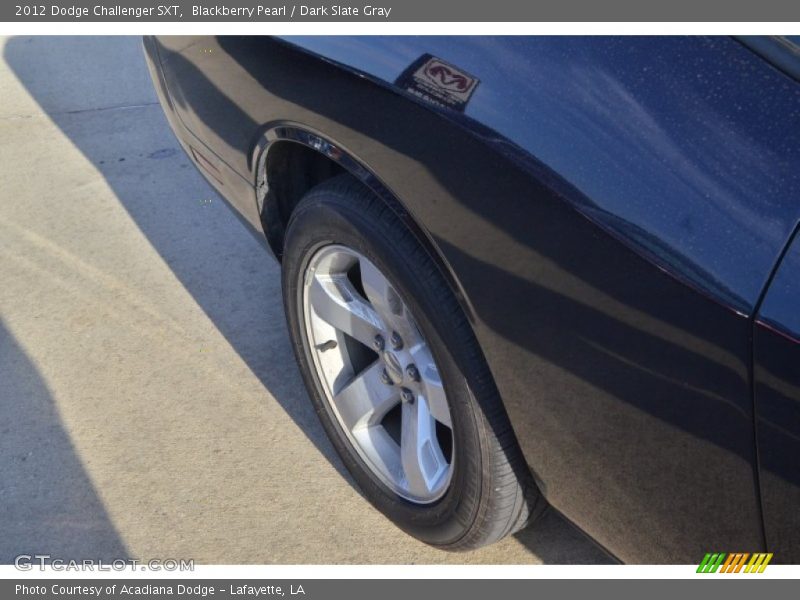 Blackberry Pearl / Dark Slate Gray 2012 Dodge Challenger SXT
