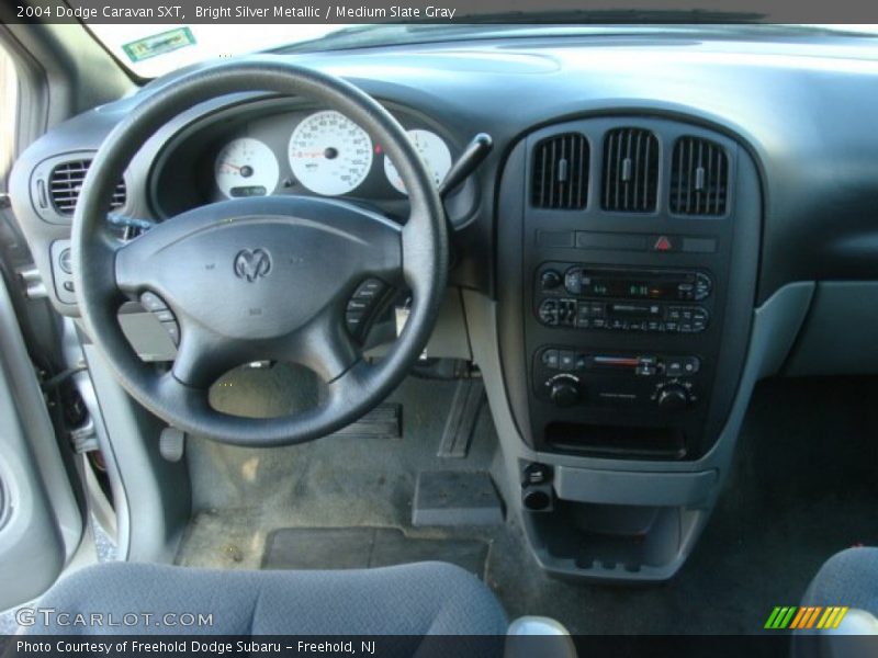 Bright Silver Metallic / Medium Slate Gray 2004 Dodge Caravan SXT