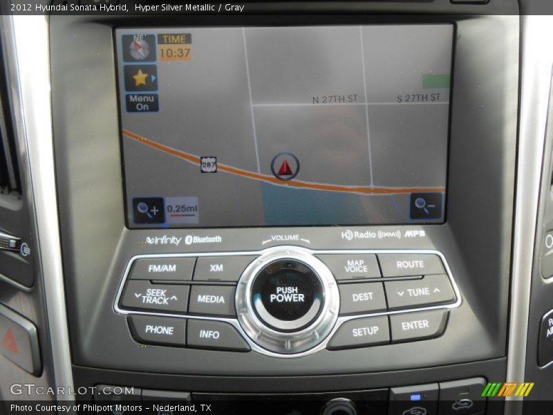 Hyper Silver Metallic / Gray 2012 Hyundai Sonata Hybrid
