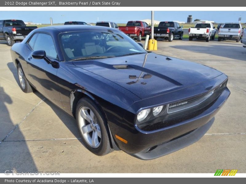 Blackberry Pearl / Dark Slate Gray 2012 Dodge Challenger SXT