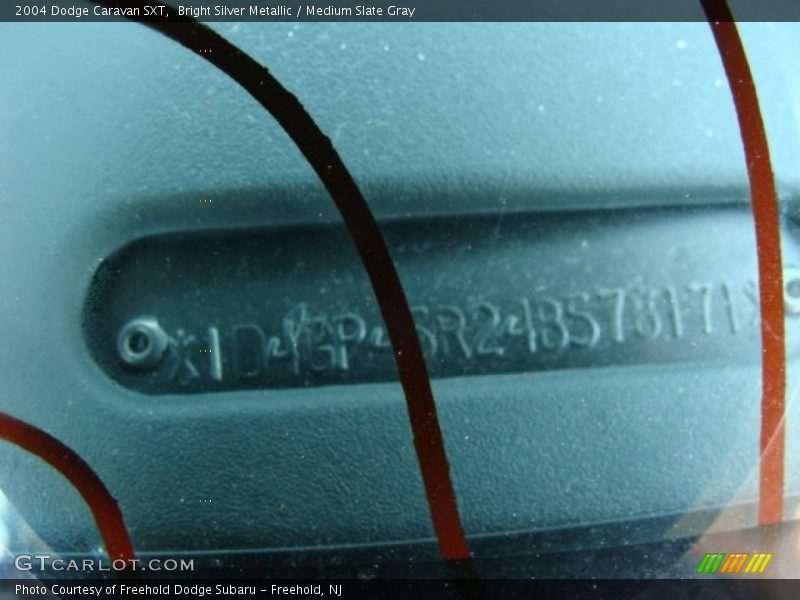 Bright Silver Metallic / Medium Slate Gray 2004 Dodge Caravan SXT