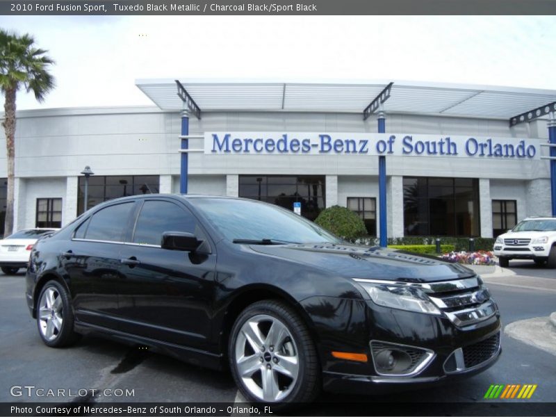Tuxedo Black Metallic / Charcoal Black/Sport Black 2010 Ford Fusion Sport
