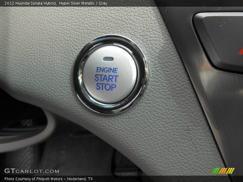 Hyper Silver Metallic / Gray 2012 Hyundai Sonata Hybrid
