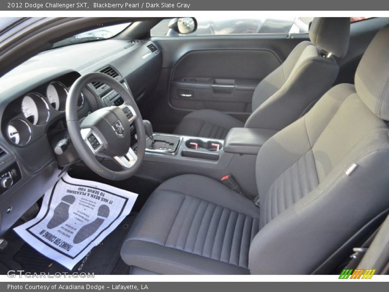 Blackberry Pearl / Dark Slate Gray 2012 Dodge Challenger SXT