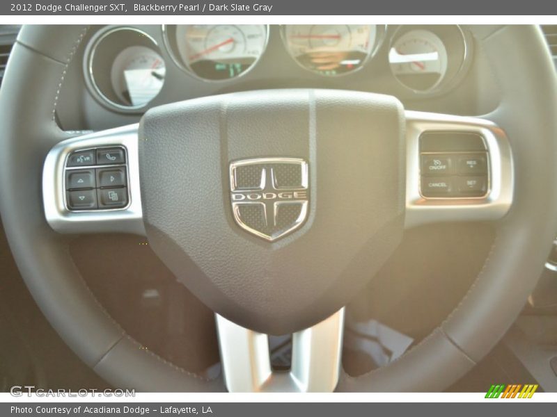 Blackberry Pearl / Dark Slate Gray 2012 Dodge Challenger SXT