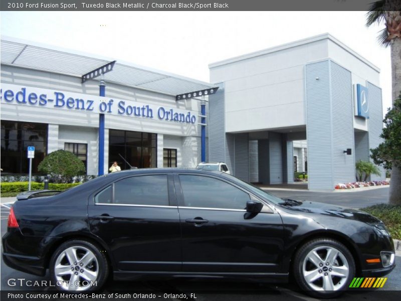 Tuxedo Black Metallic / Charcoal Black/Sport Black 2010 Ford Fusion Sport