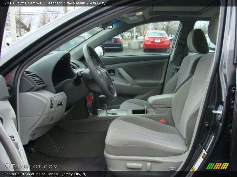 Front Seat of 2010 Camry LE