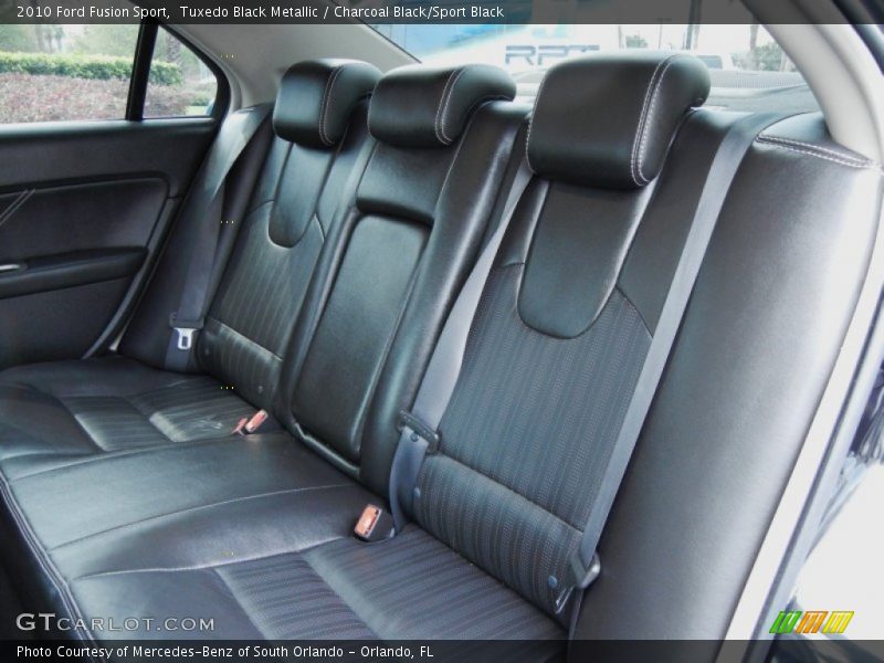 Rear Seat of 2010 Fusion Sport