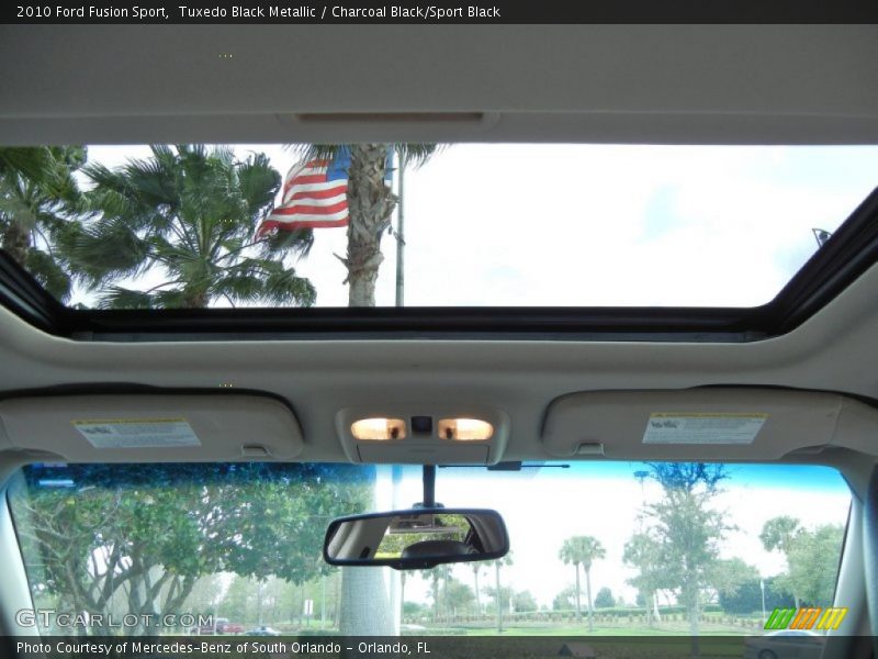 Sunroof of 2010 Fusion Sport