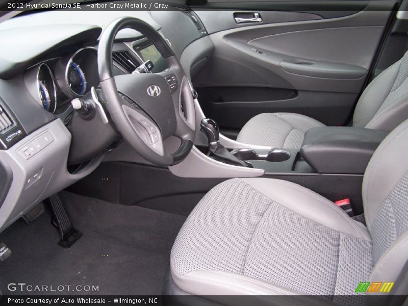 Gray Interior - 2012 Sonata SE 