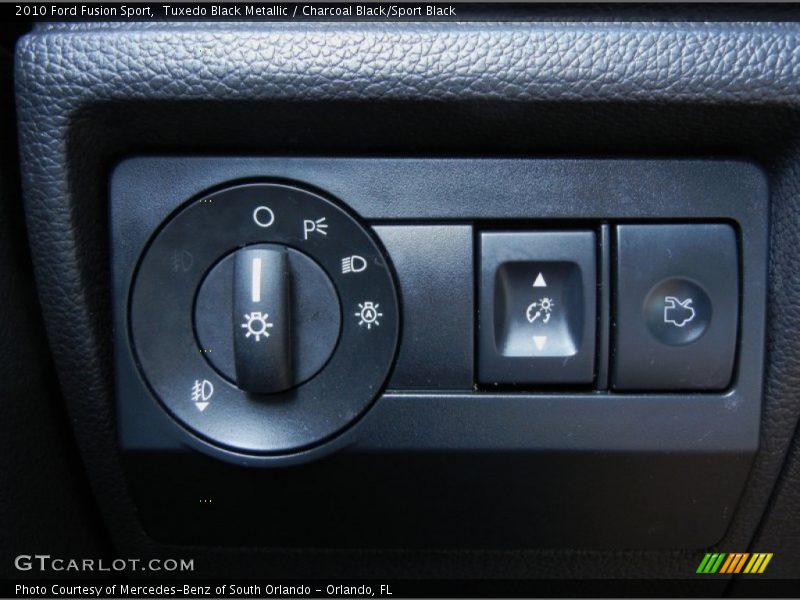 Controls of 2010 Fusion Sport