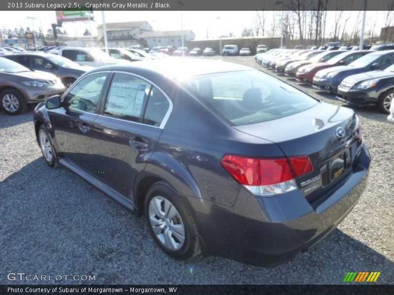 Graphite Gray Metallic / Black 2013 Subaru Legacy 2.5i