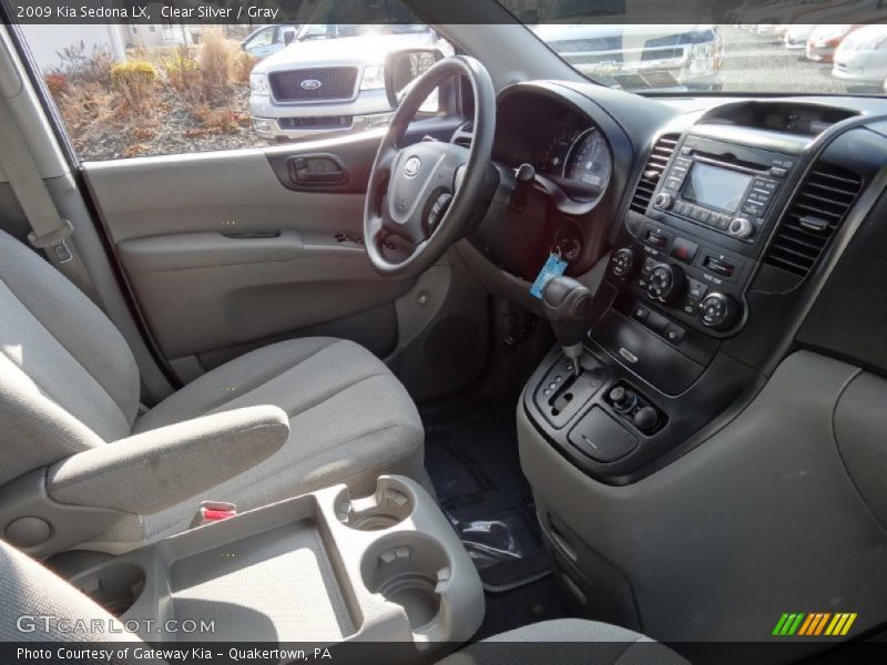 Clear Silver / Gray 2009 Kia Sedona LX