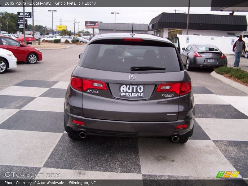 Grigio Metallic / Ebony 2009 Acura RDX SH-AWD