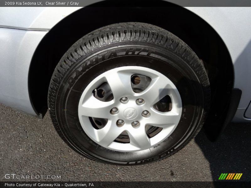 Clear Silver / Gray 2009 Kia Sedona LX