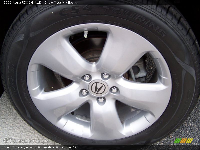 Grigio Metallic / Ebony 2009 Acura RDX SH-AWD