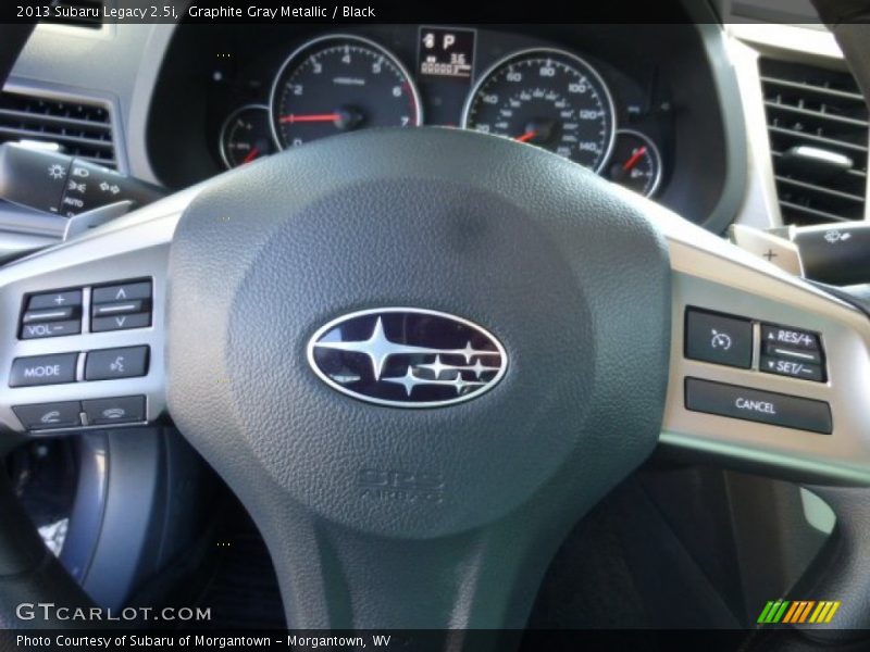 Graphite Gray Metallic / Black 2013 Subaru Legacy 2.5i