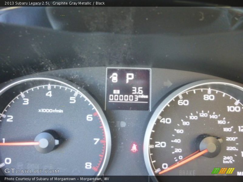 Graphite Gray Metallic / Black 2013 Subaru Legacy 2.5i