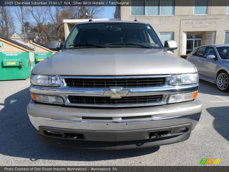 Silver Birch Metallic / Tan/Neutral 2005 Chevrolet Suburban 1500 LT 4x4