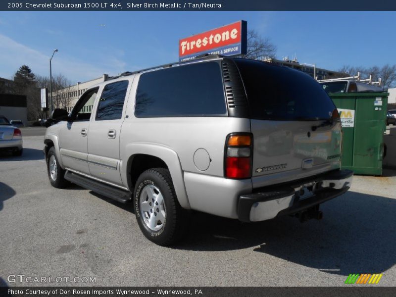 Silver Birch Metallic / Tan/Neutral 2005 Chevrolet Suburban 1500 LT 4x4