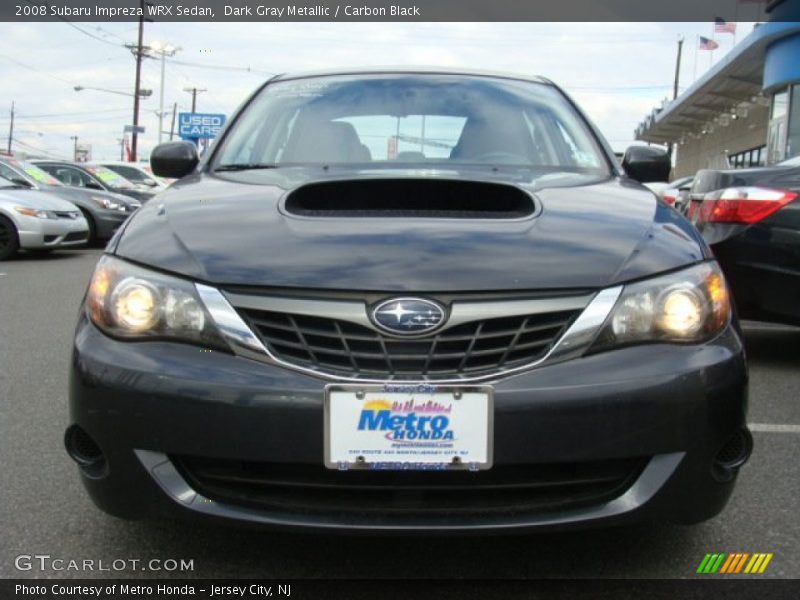 Dark Gray Metallic / Carbon Black 2008 Subaru Impreza WRX Sedan