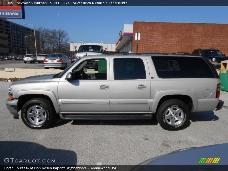  2005 Suburban 1500 LT 4x4 Silver Birch Metallic