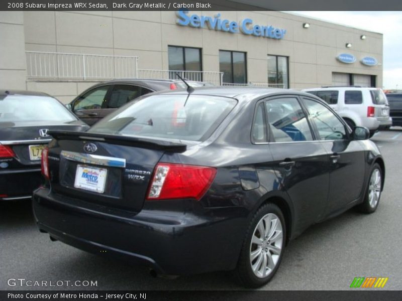 Dark Gray Metallic / Carbon Black 2008 Subaru Impreza WRX Sedan