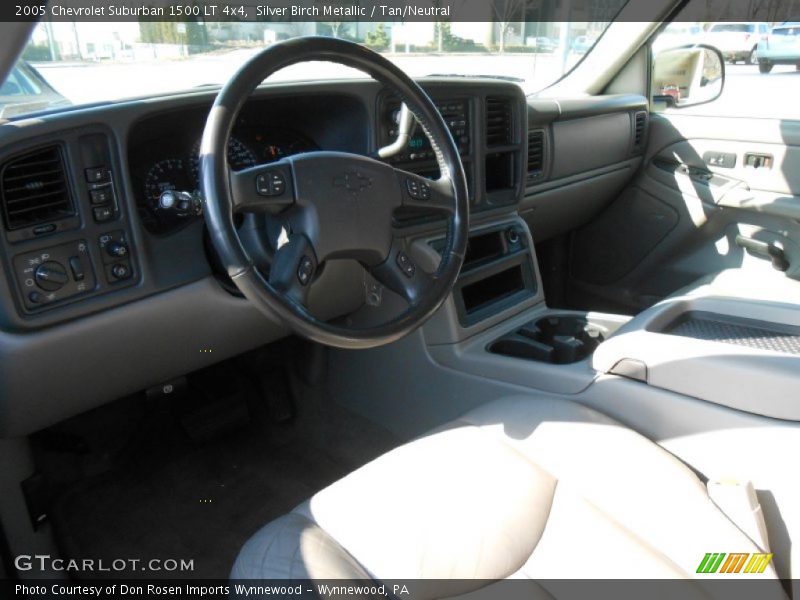 Tan/Neutral Interior - 2005 Suburban 1500 LT 4x4 