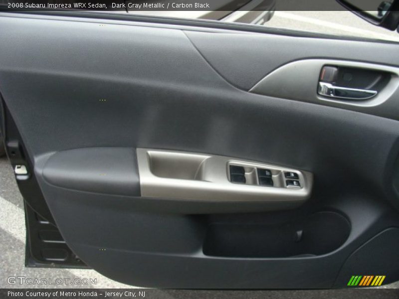 Dark Gray Metallic / Carbon Black 2008 Subaru Impreza WRX Sedan