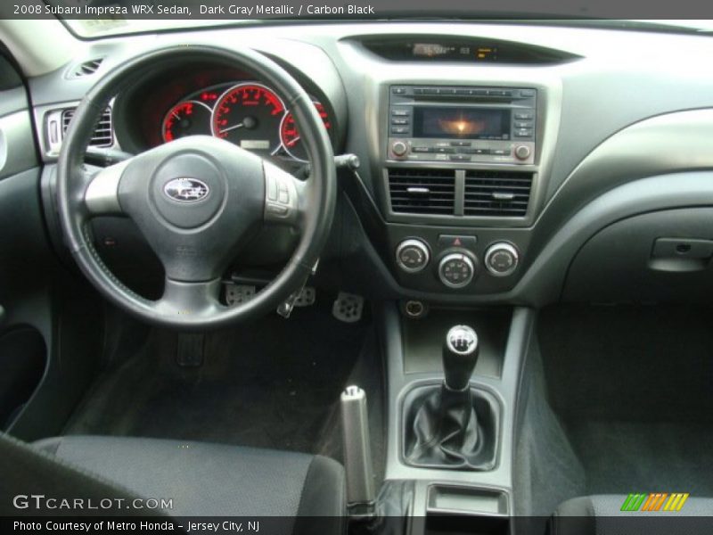 Dark Gray Metallic / Carbon Black 2008 Subaru Impreza WRX Sedan