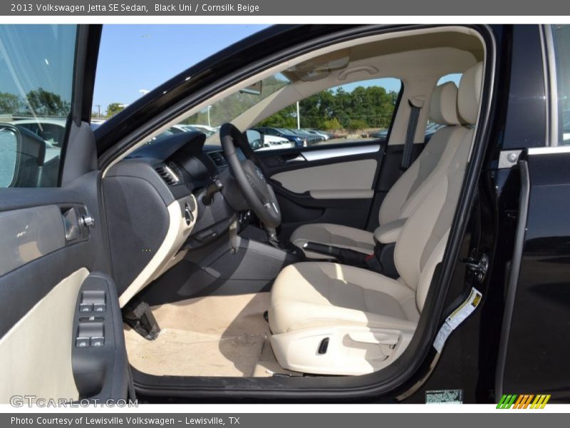Front Seat of 2013 Jetta SE Sedan
