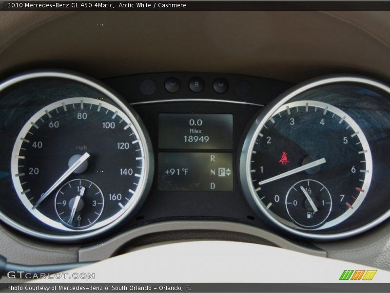  2010 GL 450 4Matic 450 4Matic Gauges