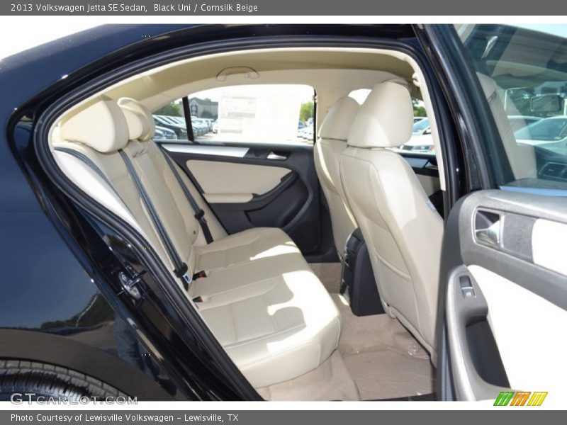 Black Uni / Cornsilk Beige 2013 Volkswagen Jetta SE Sedan
