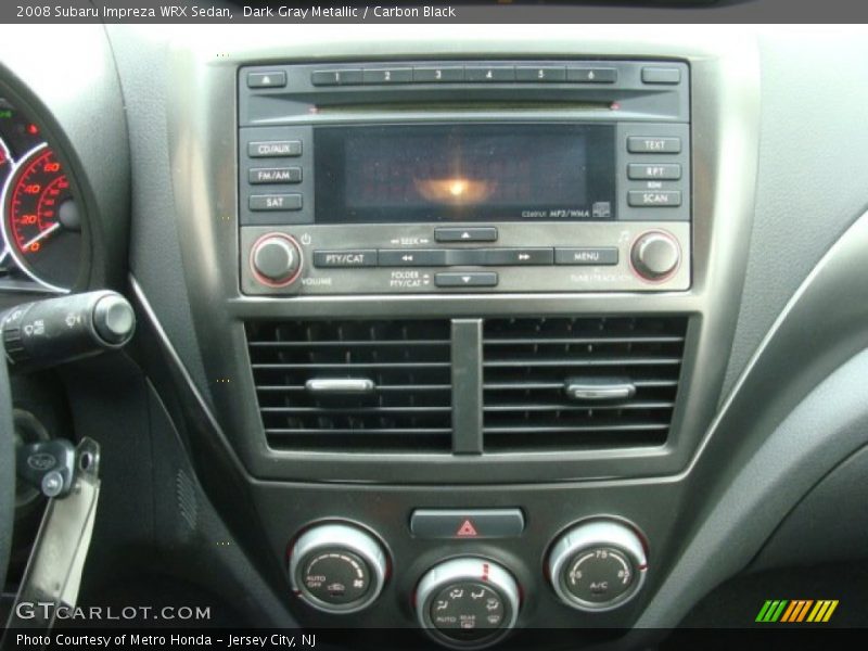 Dark Gray Metallic / Carbon Black 2008 Subaru Impreza WRX Sedan