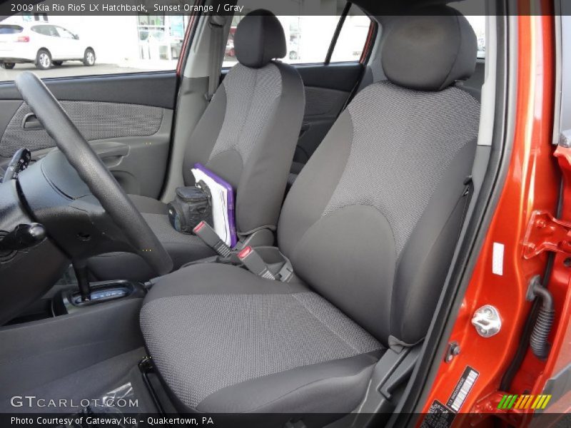 Front Seat of 2009 Rio Rio5 LX Hatchback