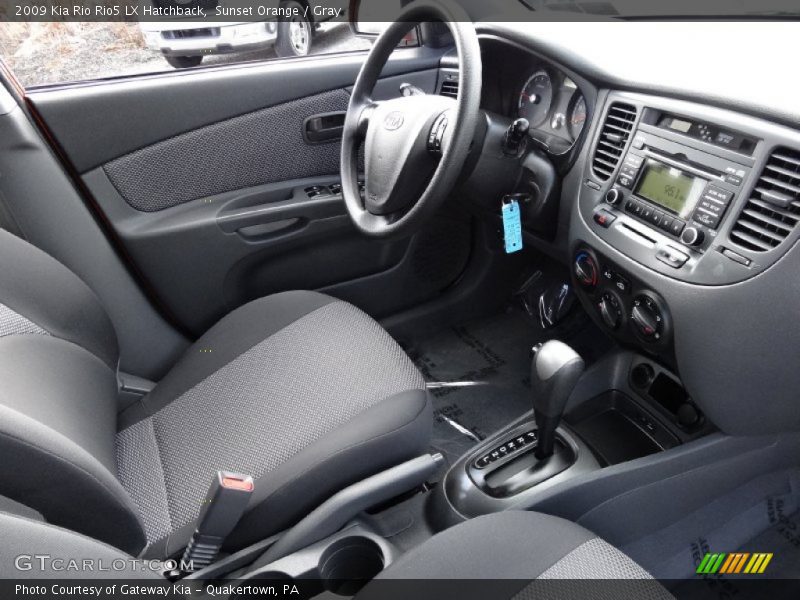 Sunset Orange / Gray 2009 Kia Rio Rio5 LX Hatchback