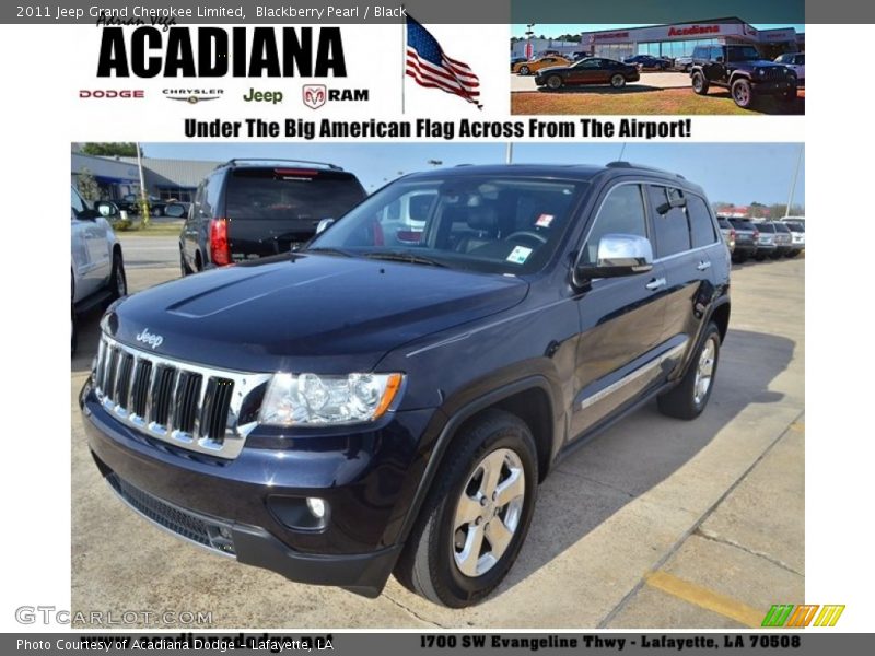 Blackberry Pearl / Black 2011 Jeep Grand Cherokee Limited