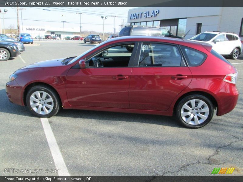 Paprika Red Pearl / Carbon Black 2010 Subaru Impreza 2.5i Wagon